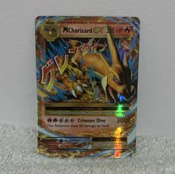 Pokemon TCG M Charizard EX 13/108 Evolutions Ultra Rare Full Art Holo 220 HP - Image 1