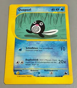 Quapsel # 87/144 Common Skyridge 2003 Pokemon Deutsch Near Mint Vintage - Image 1