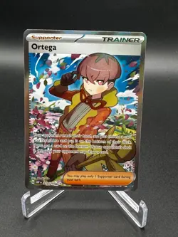 Ortega 219/197 - Pokemon TCG Obsidian Flames Ultra Rare Full Art Trainer Holo NM - Image 1