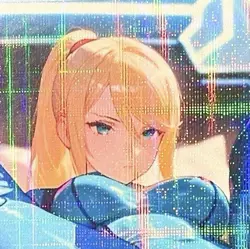 Custom Samus • Goddess Story / Metroid Photo Card (Anime,ACG) - Image 1
