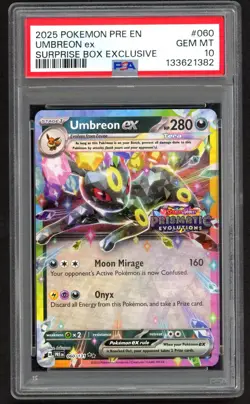 Pokemon Card - PSA 10 Umbreon EX 060/131 - Surprise Box Exclusive STAMP - Image 1