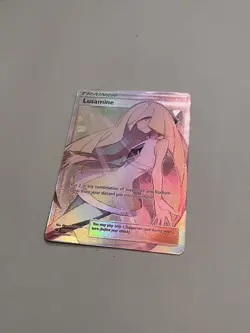 Pokemon TCG Lusamine Ultra Rare Trainer Full Art Holo 110/111 Crimson Invasion - Image 1