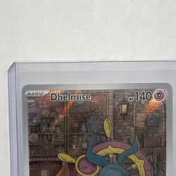 Pokemon Dhelmise 091/084 Pitch Black Holo Rare EN 140HP Pokemon TCG PBL - Image 2