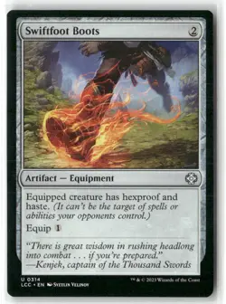 Swiftfoot Boots Commander: the Lost Caverns of Ixalan Regular - Image 1