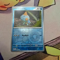 Chewtle 43/142 Common Stellar Crown Pokemon Reverse Holo Lightly Played - Image 1