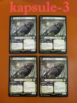 4x Order of Midnight & Alter Fate | Showcase | Throne of Eldraine | MTG Magic - Image 1