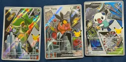 Pokemon Series 2 First Partner Illustration Collection Gen 5 Unova FULL SET NM - Image 1