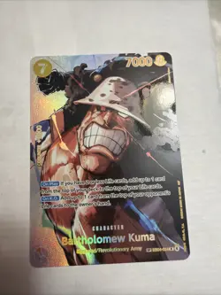 Bandai Bartholomew Kuma SP Holo Alternate Art EB01-054 One Piece EN 7000 - Image 1