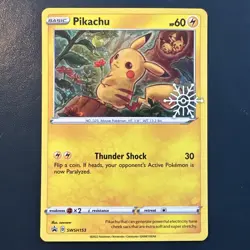 Pikachu - (Holiday Calendar) SWSH153 Sword & Shield Promo Cards Holo - Image 1