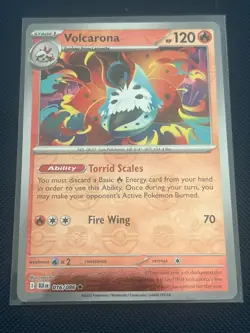 Volcarona 016/086 Masterball - Black Bolt - Rare Holo pattern card - Image 5