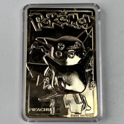 Pikachu 1999 Pokemon 23K Gold-Plated Burger King Nintendo Promo Trading Card - Image 3