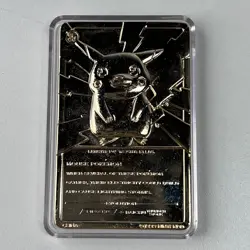 Pikachu 1999 Pokemon 23K Gold-Plated Burger King Nintendo Promo Trading Card - Image 4