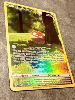 2-Card Bundle Pokemon Hisuian Voltorb GG01 Crown Zenith & Electrode V 172 FA NM - Image 2