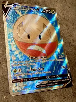 2-Card Bundle Pokemon Hisuian Voltorb GG01 Crown Zenith & Electrode V 172 FA NM - Image 3