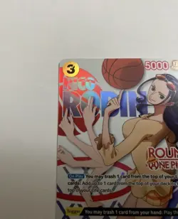 One Piece x Round 1 Nico Robin Promo Card EB03-054 (English) - Image 2