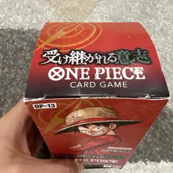 One Piece Card OP13 Carrying on His Will Inherited Booster Box Japanese Sealed - Image 2