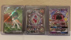 Pokemon TCG 3-Card Pokemon Lot Medicham IR Full Art, Decidueye EX, Tapu Lele GX - Image 1