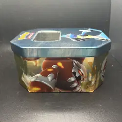 TIN ONLY Empty Pokemon Diamond & Pearl Lucario Collector Card Metal Tin 2007 - Image 5