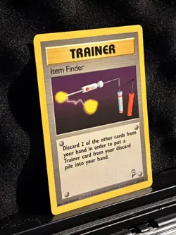 Item Finder 103/130 Base Set 2 Trainer Card Pokemon TCG NM - Image 2