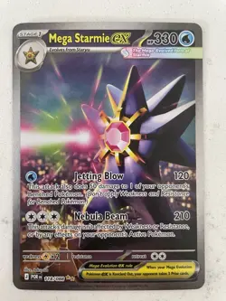 Pokemon TCG; Mega Starmie EX SIR #118/88 - Pack Fresh; ME Perfect Order - Image 1
