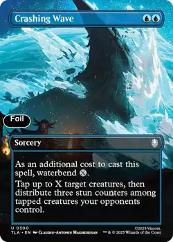 Crashing Wave (Borderless) Foil 300 Avatar: The Last Airbender NM EN - Image 1