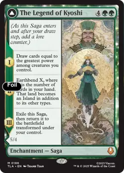 The Legend of Kyoshi Foil 186 Avatar: The Last Airbender NM EN - Image 1