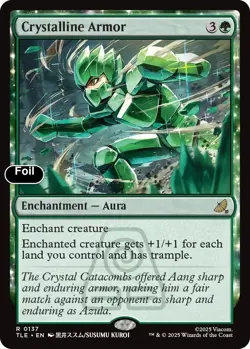 Crystalline Armor Foil 137 Avatar: The Last Airbender: Eternal-Legal NM EN - Image 1