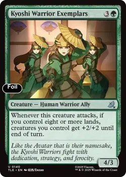 Kyoshi Warrior Exemplars Foil 140 Avatar: The Last Airbender: Eternal-Legal N... - Image 1