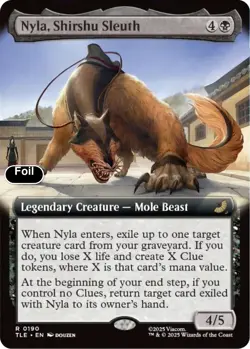Nyla, Shirshu Sleuth (Extended Art) Foil 190 Avatar: The Last Airbender: Eter... - Image 1