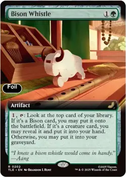 Bison Whistle (Extended Art) Foil 202 Avatar: The Last Airbender: Eternal-Leg... - Image 1