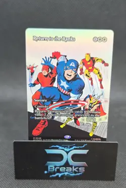Return to the Ranks (Borderless) Marvel Universe Eternal-Legal Foil - Image 1