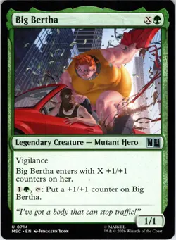 Big Bertha 714 Uncommon Commander: Marvel Super Heroes Magic: The Gathering NM - Image 1