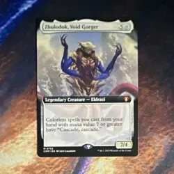 Zhulodok, Void Gorger 752 MTG Commander Masters Mythic Extended Art Regular Eng - Image 1