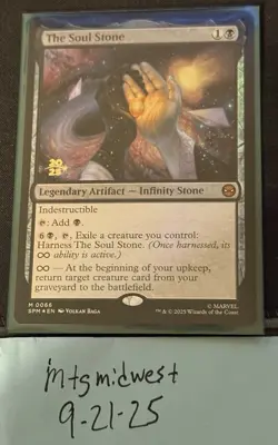 MTG The Soul Stone Prerelease Promo NM/NMF - Image 2