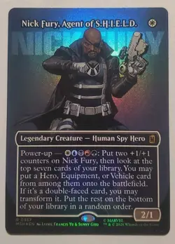 Nick Fury, Agent of S.H.I.E.L.D. (Borderless) (0357) Marvel Super Heroes Foil - Image 1