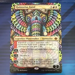 Magic the Gathering Borderless Quintorius Kand LCI Mythic Planeswalker EN 0352 - Image 2