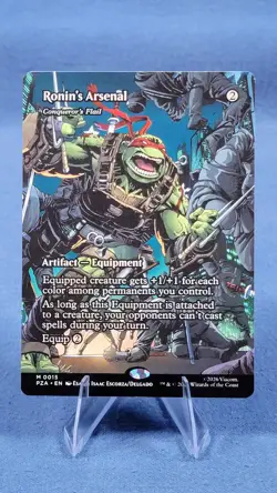 Ronin's Arsenal - Conqueror's Flail (Borderless) NM - MTG TMNT PZA #15 0015 8*A - Image 1