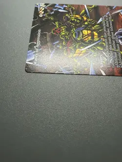 Waves of Aggression Borderless NM/M MTG PZA R 0013 Regular TMNT - Image 5