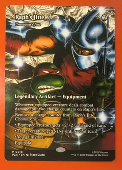 MTG, RAPH'S JITTE , 0019, MYTHIC , NM, PZA, REGULAR FINISH, BORDERLESS - Image 1
