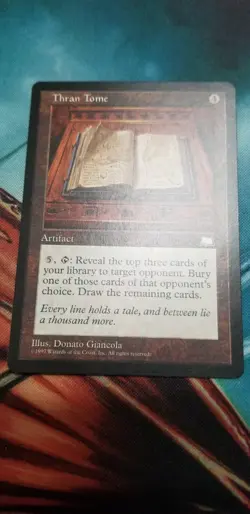 Thran Tome x1 NM Weatherlight WTH Reserve List Magic The Gathering MTG - Image 1
