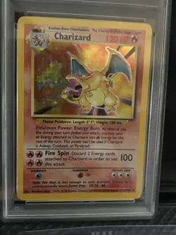 1999 Pokemon Game Charizard 4/102 Holo Rare PSA 4 VG/EX - Image 3