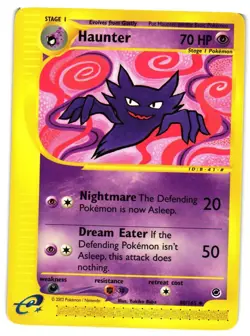 Pokemon TCG Expedition Base Set Haunter 80/165 Regular NM - Image 1
