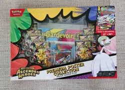 Pokemon Ascended Heroes Sealed Premium Poster Collection Mega Gardevoir - Image 1