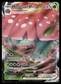 Venusaur VMAX SWSH102 Holo Promo Sword & Shield Promo Pokemon DMG - Image 1