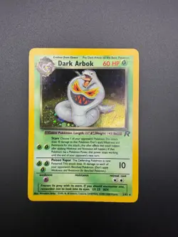 Pokemon Dark Arbok (2) Unlimited Holo Holo Rare Team Rocket 02/82 NM - Image 1