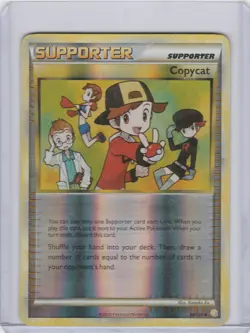 2010 Pokemon Reverse Holo MP Supporter Copycat 90/123 - Image 1