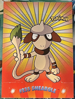 2001 Topps Pokemon Johto Series 1 - Pop-Up #9/10 SMEARGLE- TV Animation Edition - Image 3