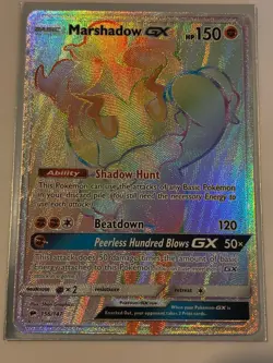 2017 Pokemon Sun & Moon Burning Shadows Marshadow GX #156/147 NM - Image 1