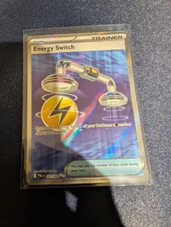 Energy Switch 107/084 Ultra Rare Pitch Black Pokemon Holo Near Mint - Image 1