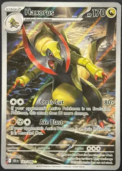 Pokemon Haxorus 147/086 Holo Black Bolt NM - Image 1